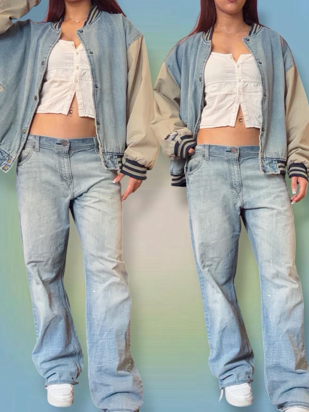 Arizona Jean Company Light Blue Flare Jeans
